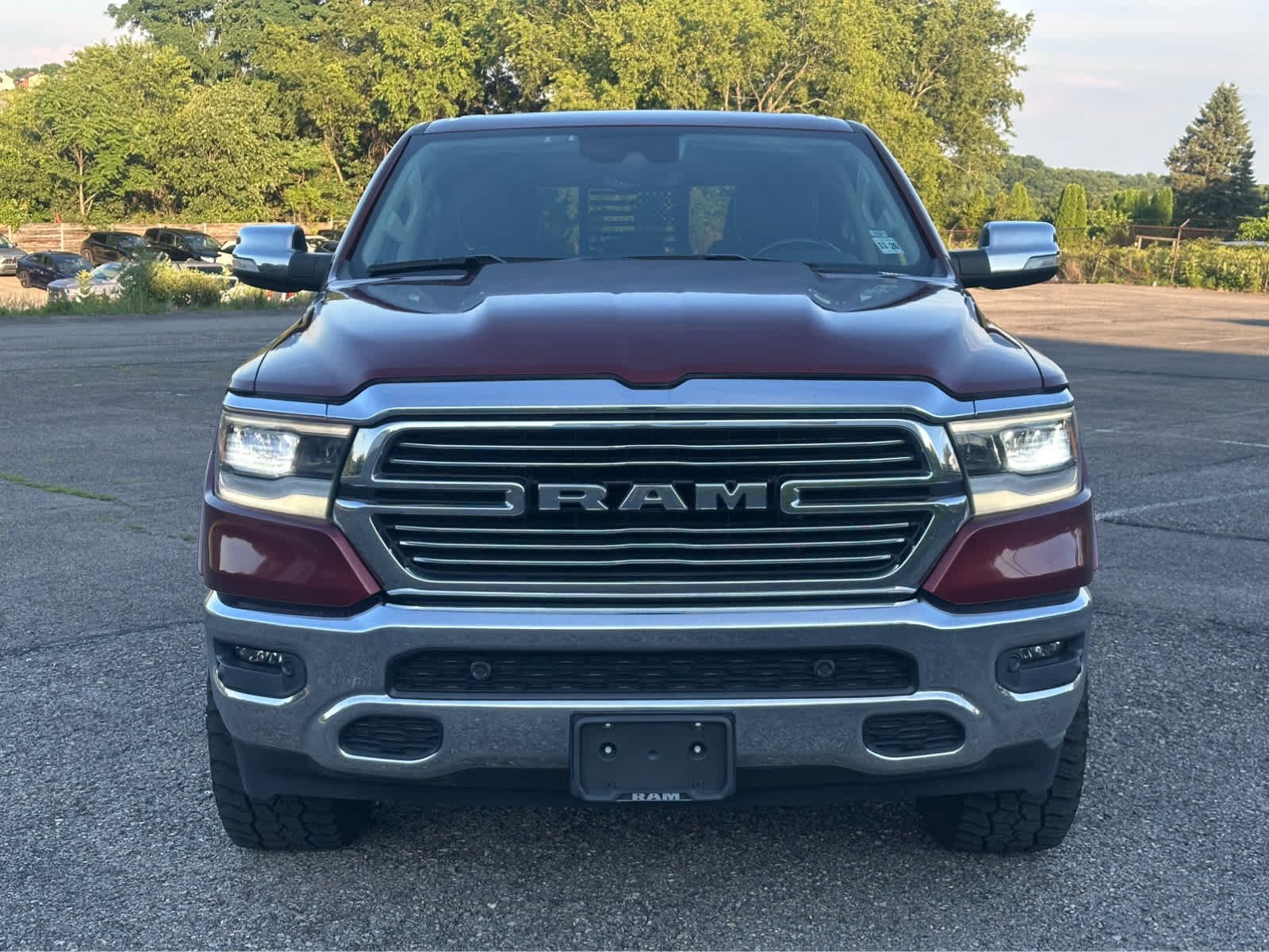 Used 2022 Delmonico Red Pearlcoat Ram Laramie image 2
