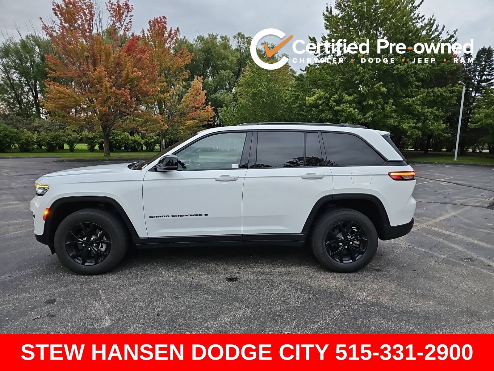 Certified Used 2025 Bright White Clearcoat Jeep Altitude image 1