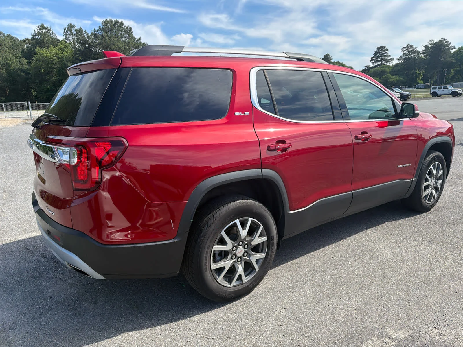 Certified Used 2023 Volcanic Red Tintcoat GMC SLE image 4