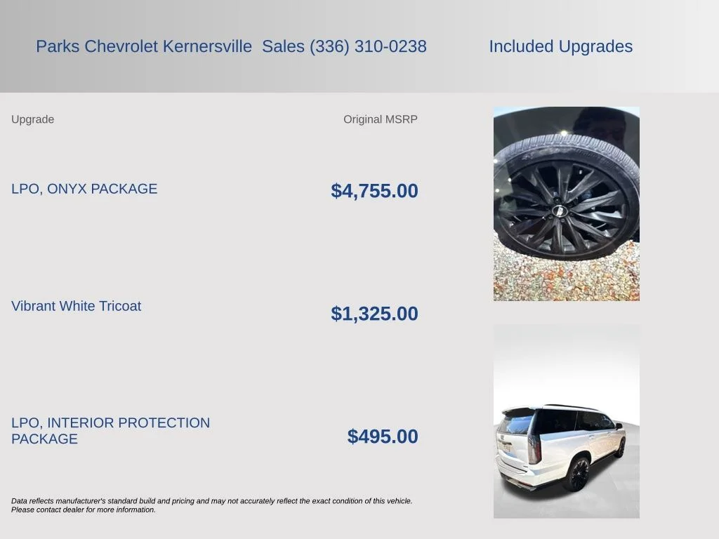Used 2026 White Cadillac Platinum Sport image 4