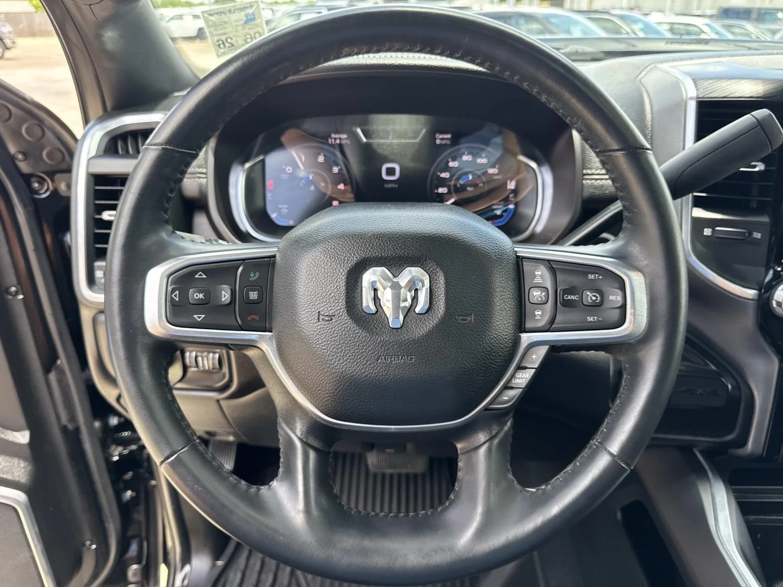 Used 2024 Diamond Black Crystal Pearlcoat Ram Laramie image 22