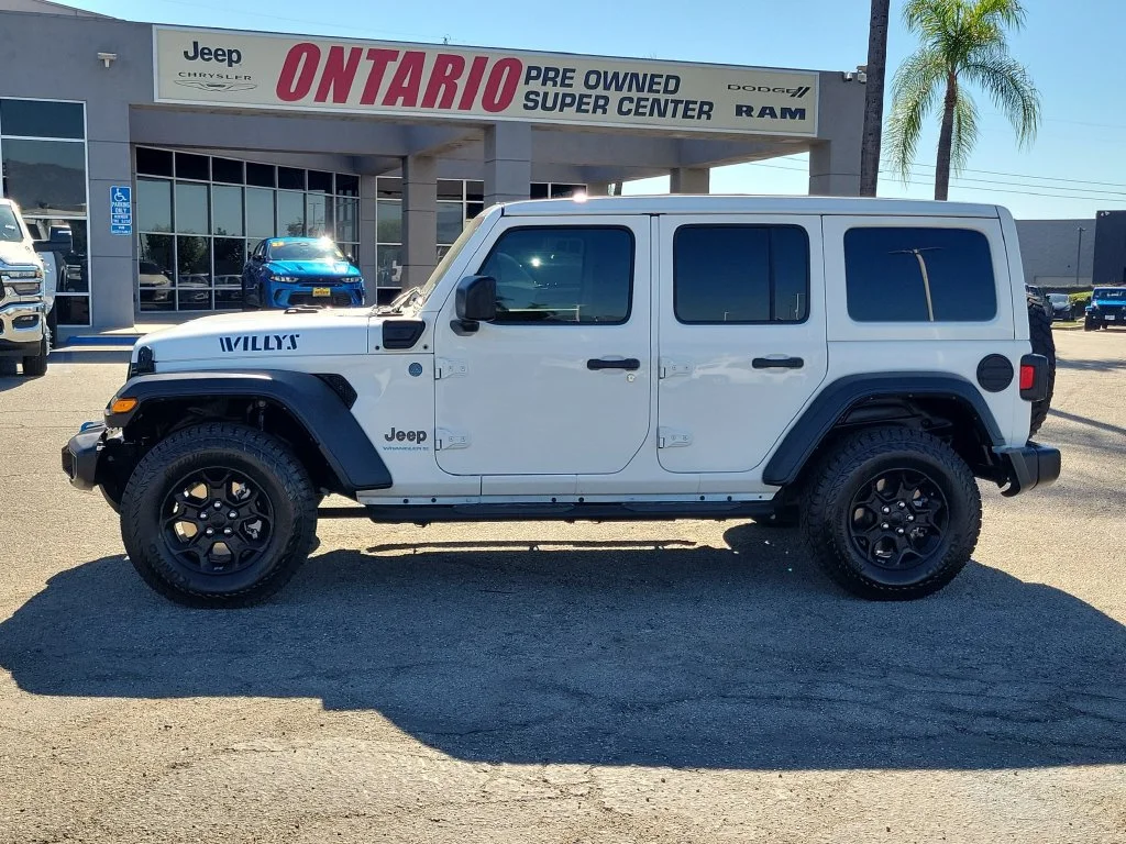 Certified Used 2023 White Jeep Willys 4xe image 7