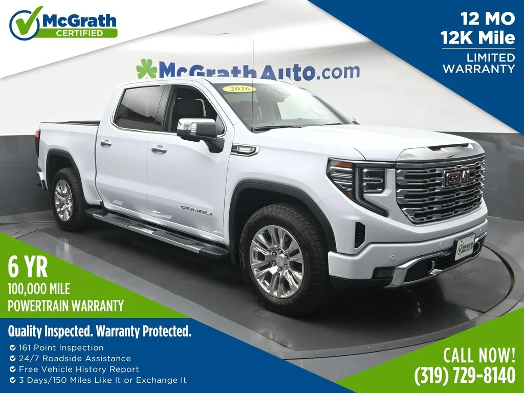 Certified Used 2026 White GMC Denali image 1