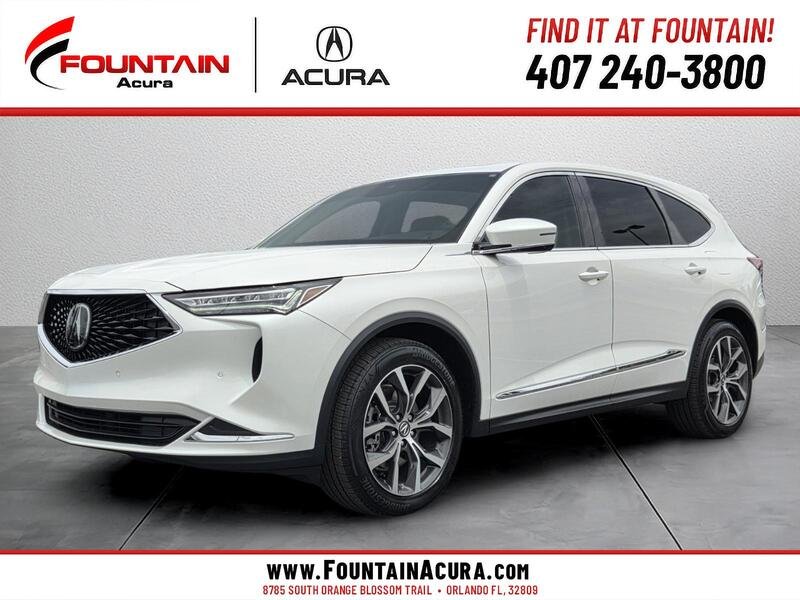 Certified Used 2024 Platinum White Pearl Acura SH-AWD TECH image 1