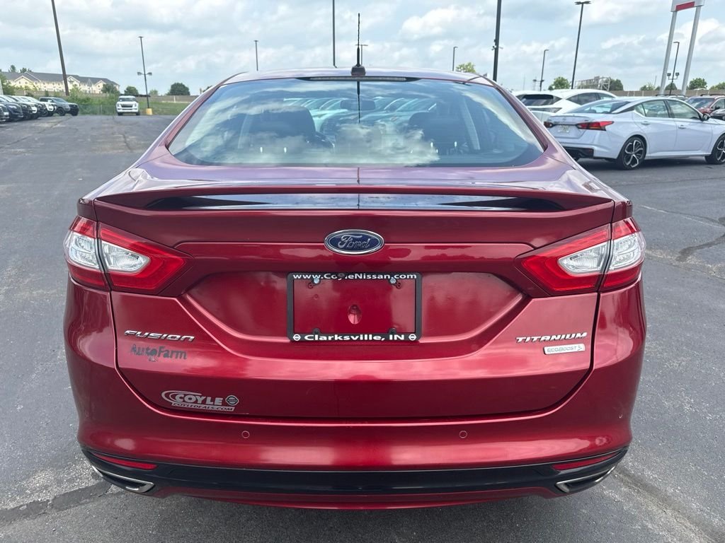 Used 2014 Red Ford Titanium image 4