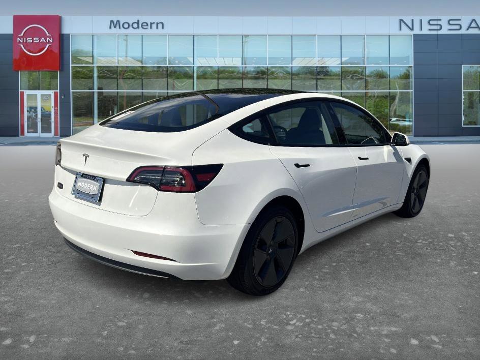 Used 2023 Pearl White Multi-Coat Tesla Base image 5
