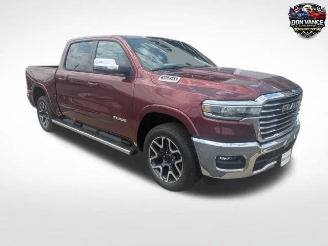 New 2026 Delmonico Red Pearl-Coat Exterior Paint RAM Laramie image 7