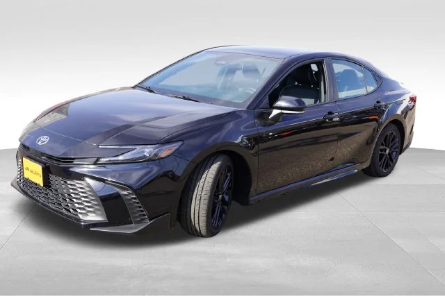Certified Used 2025 Black Toyota SE image 10