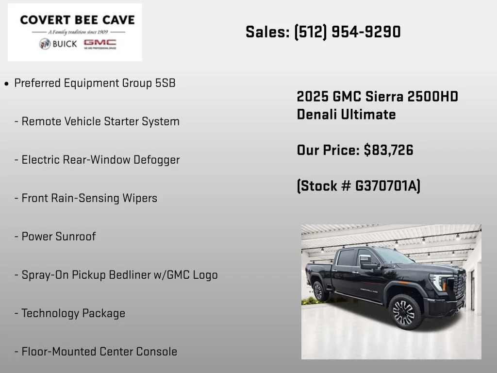 Certified Used 2025 Onyx Black GMC Denali Ultimate image 13