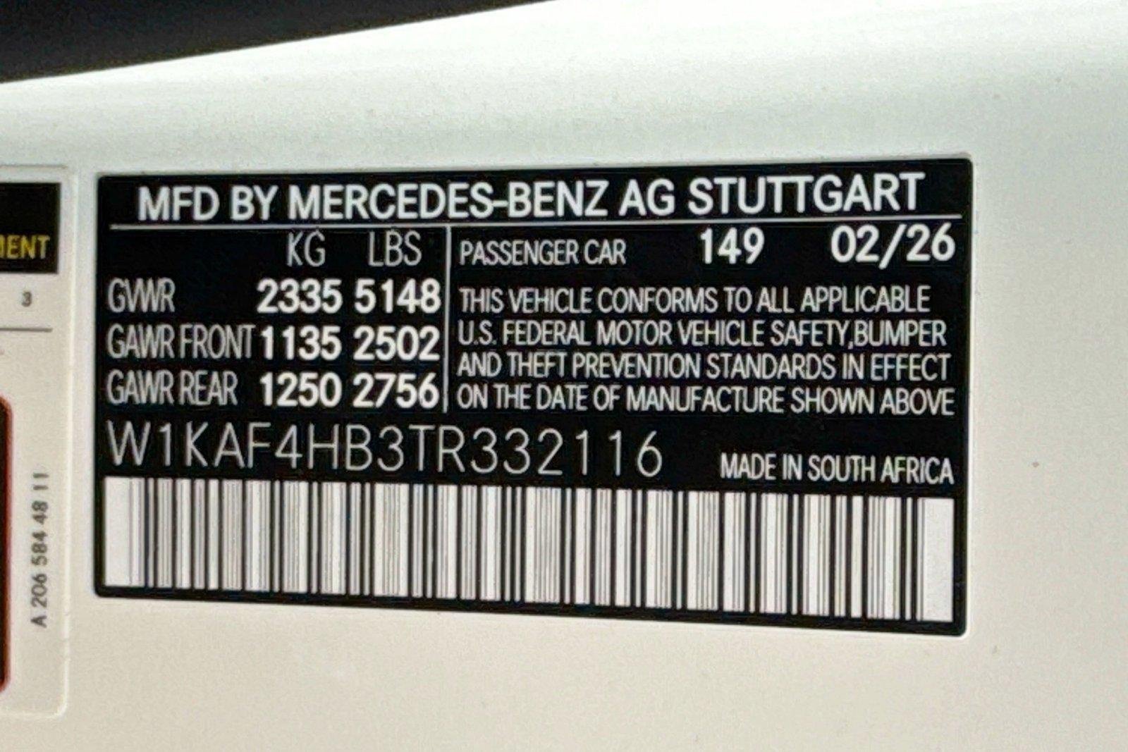 New 2026 Polar White Mercedes-Benz C 300 image 30