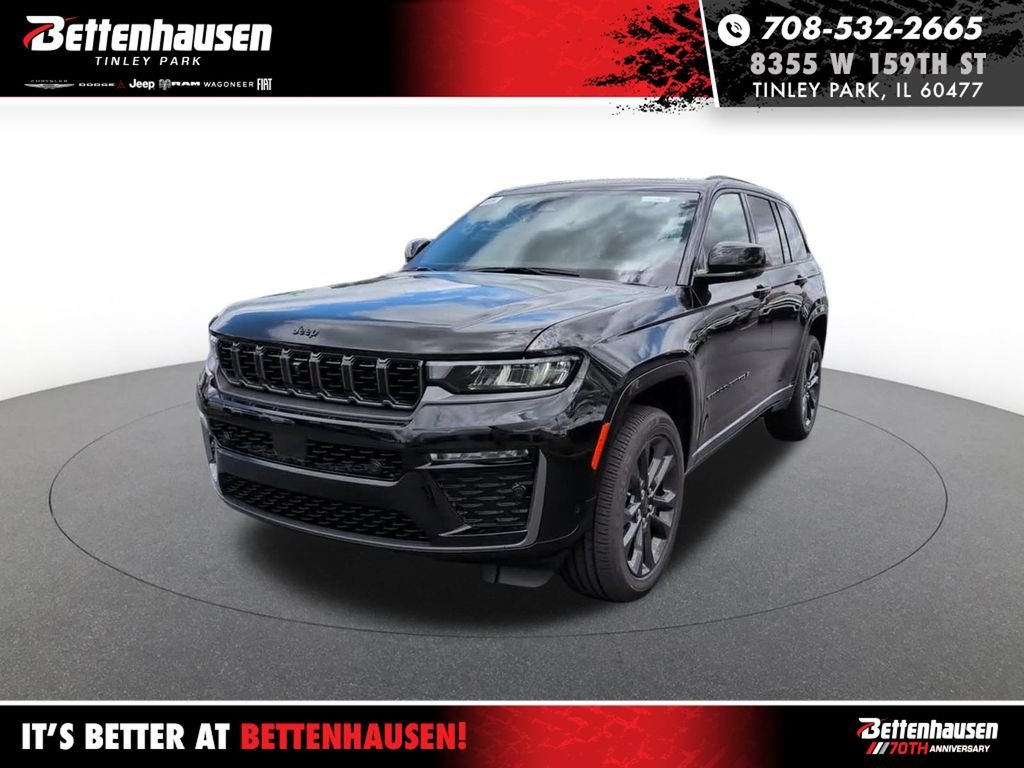 New 2026 Diamond Black Crystal Pearl-Coat Exterior Paint Jeep Limited image 1