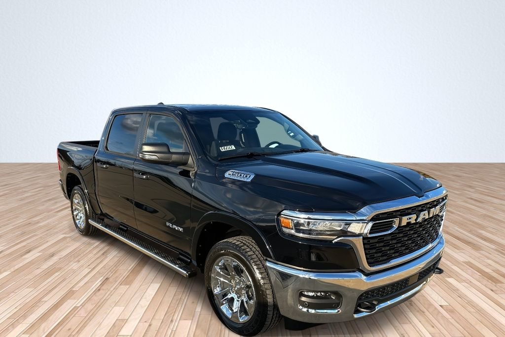 New 2026 Diamond Black Crystal Pearl-Coat Exterior Paint RAM Big Horn/Lone Star image 3