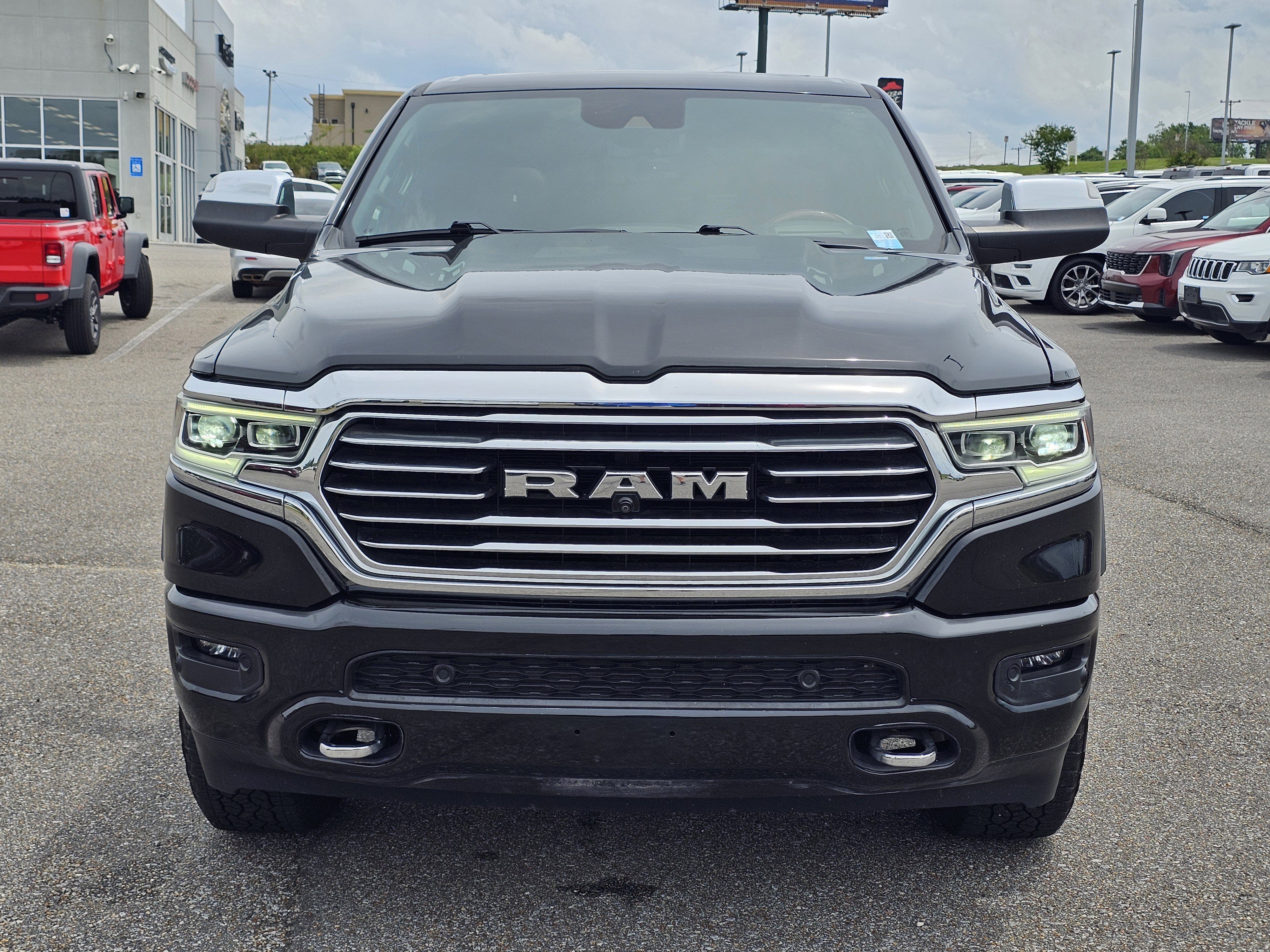 Used 2022 Diamond Black Crystal Pearlcoat Ram Longhorn image 2