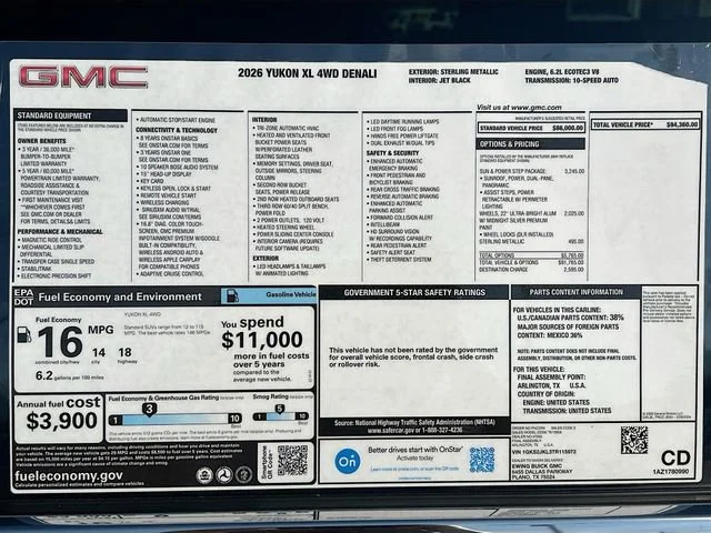 2026 GMC Yukon XL Denali - Photo 21