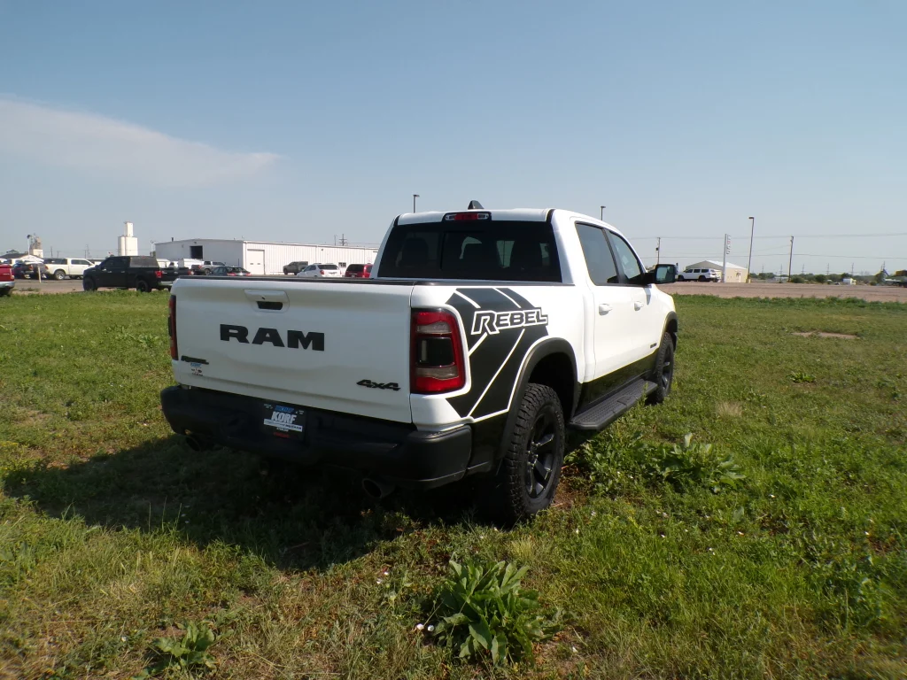 Used 2021 Bright White Clearcoat Ram Rebel image 5