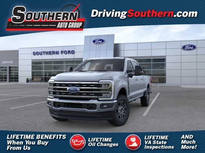 New 2026 Glacier Gray Metallic Tri-Coat Ford Lariat image 1