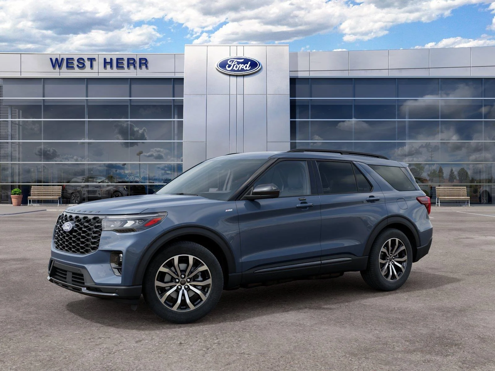 New 2027 Vapor Blue Metallic Ford ST-Line image 2