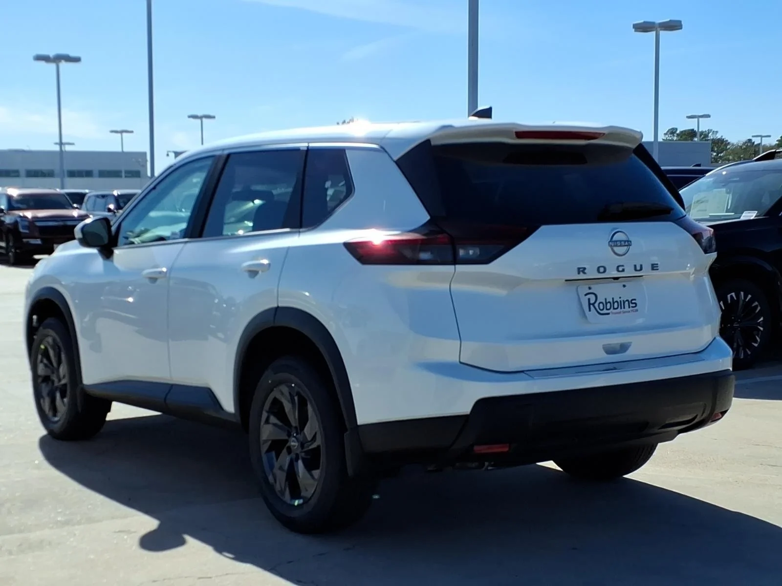 2026 Nissan Rogue SV White at Robbins Nissan
