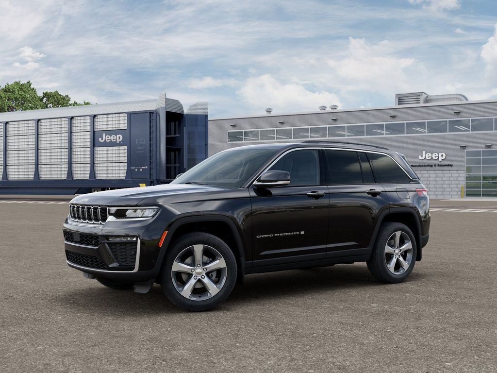 New 2026 Diamond Black Crystal Pearl-Coat Exterior Paint Jeep Limited image 2