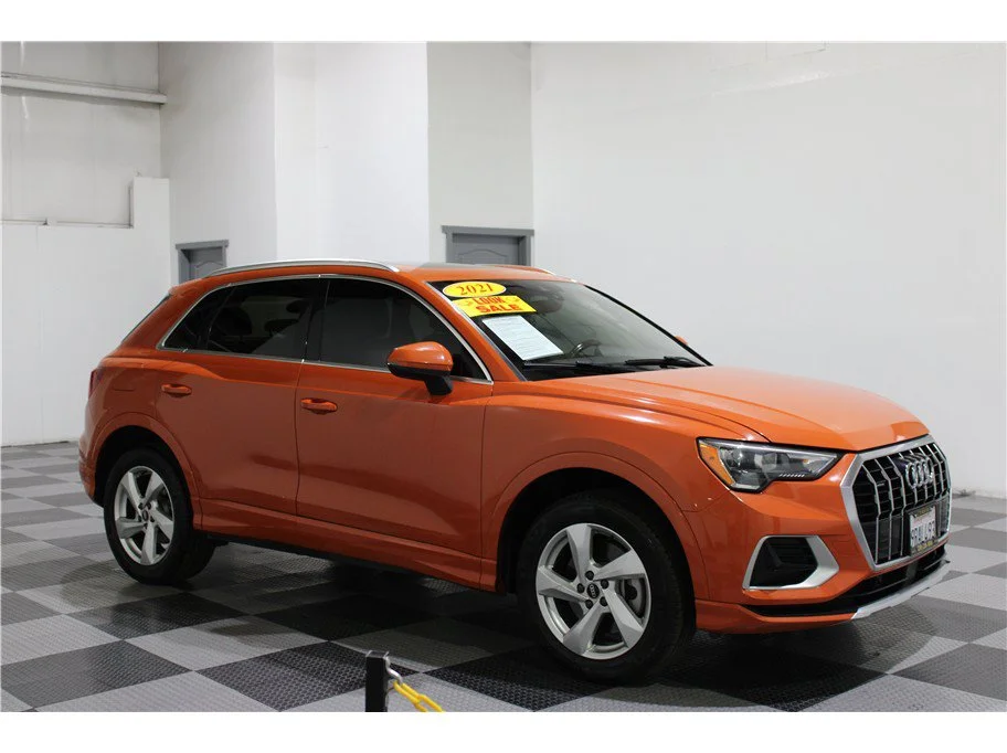 Used 2021 Orange Audi Premium image 1