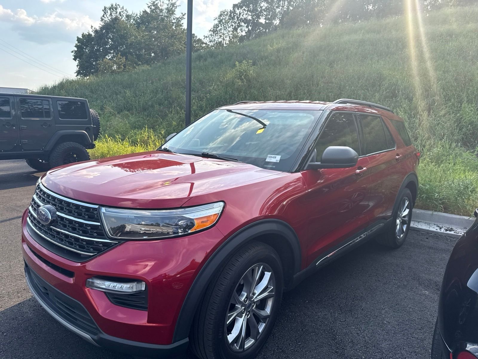 Used 2020 Red Ford XLT image 1