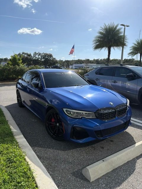 Used 2021 Blue Metallic BMW M340i image 2