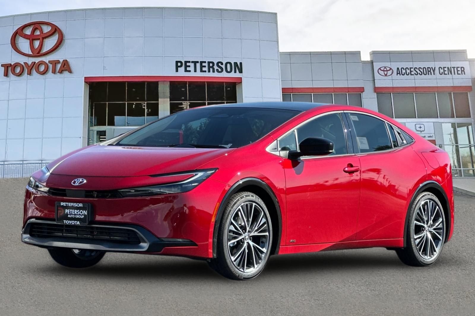 New 2026 Supersonic Red Toyota XLE AWD image 8