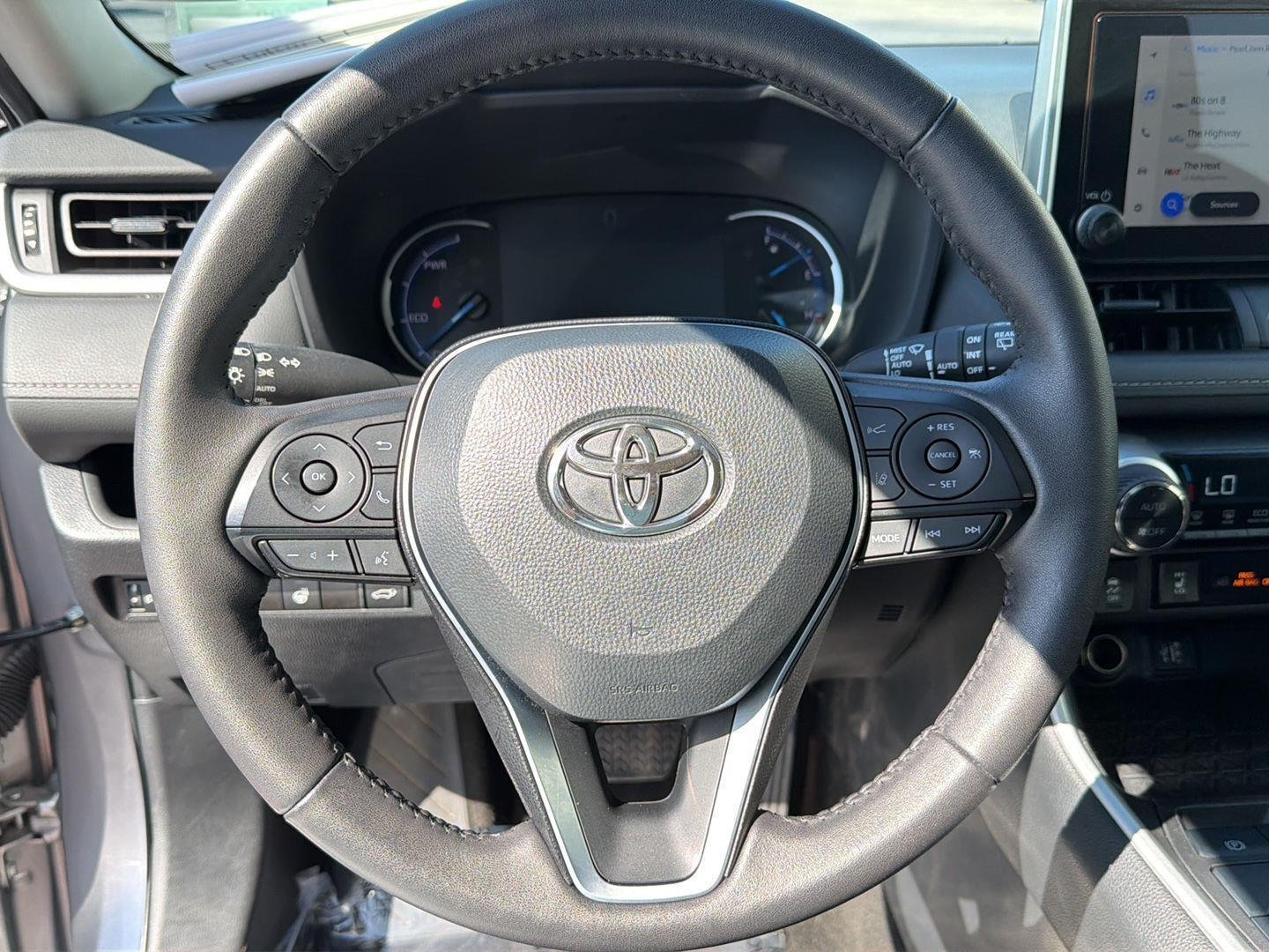 Used 2023 Silver Sky Metallic Toyota Hybrid XLE image 20