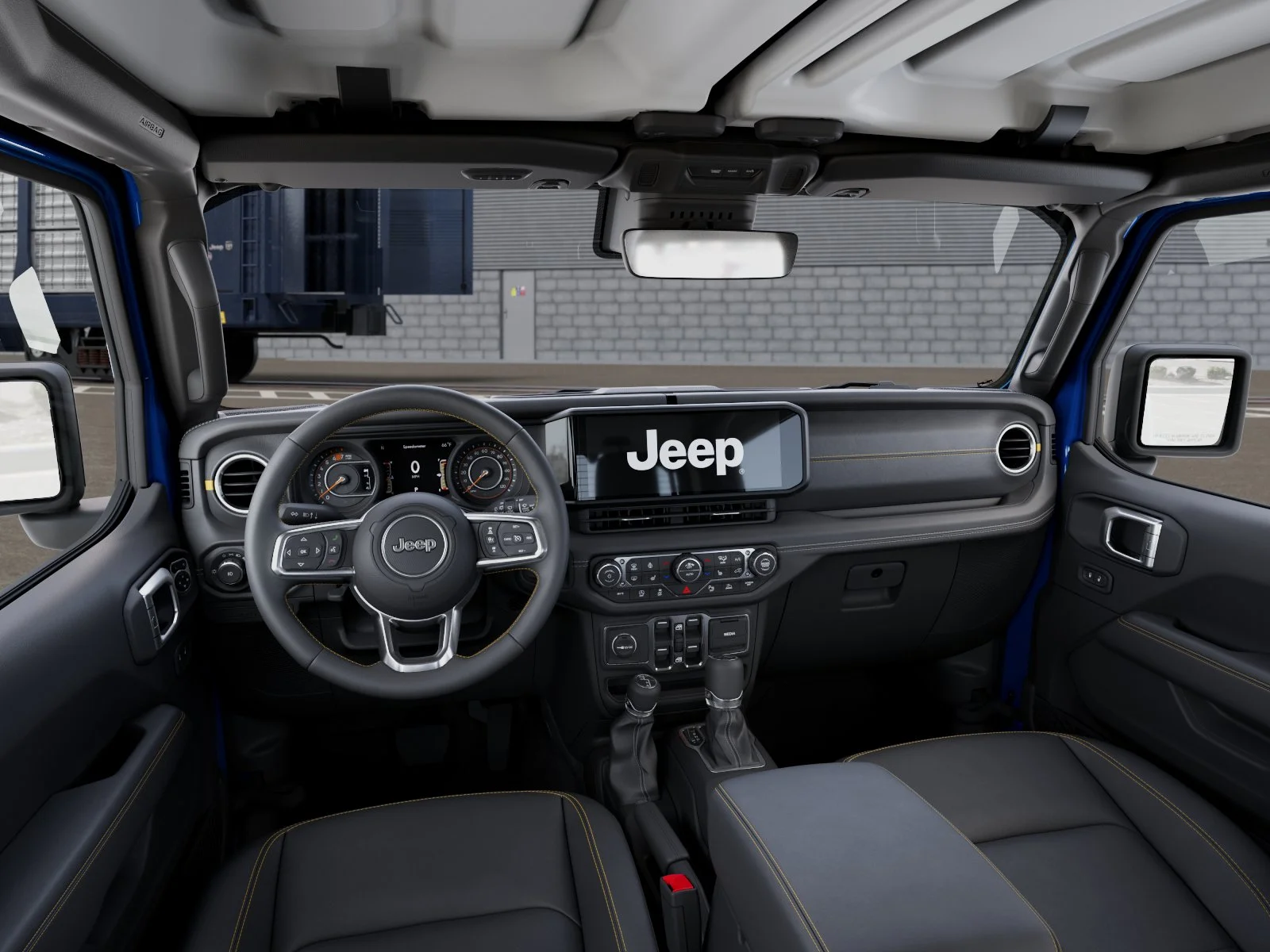 New 2026 Hydro Blue Pearl-Coat Exterior Paint Jeep Sahara image 8