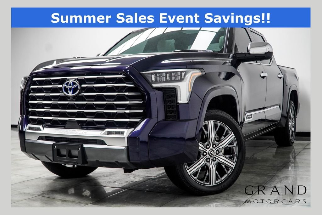 Used 2022 Blue Toyota Capstone image 1