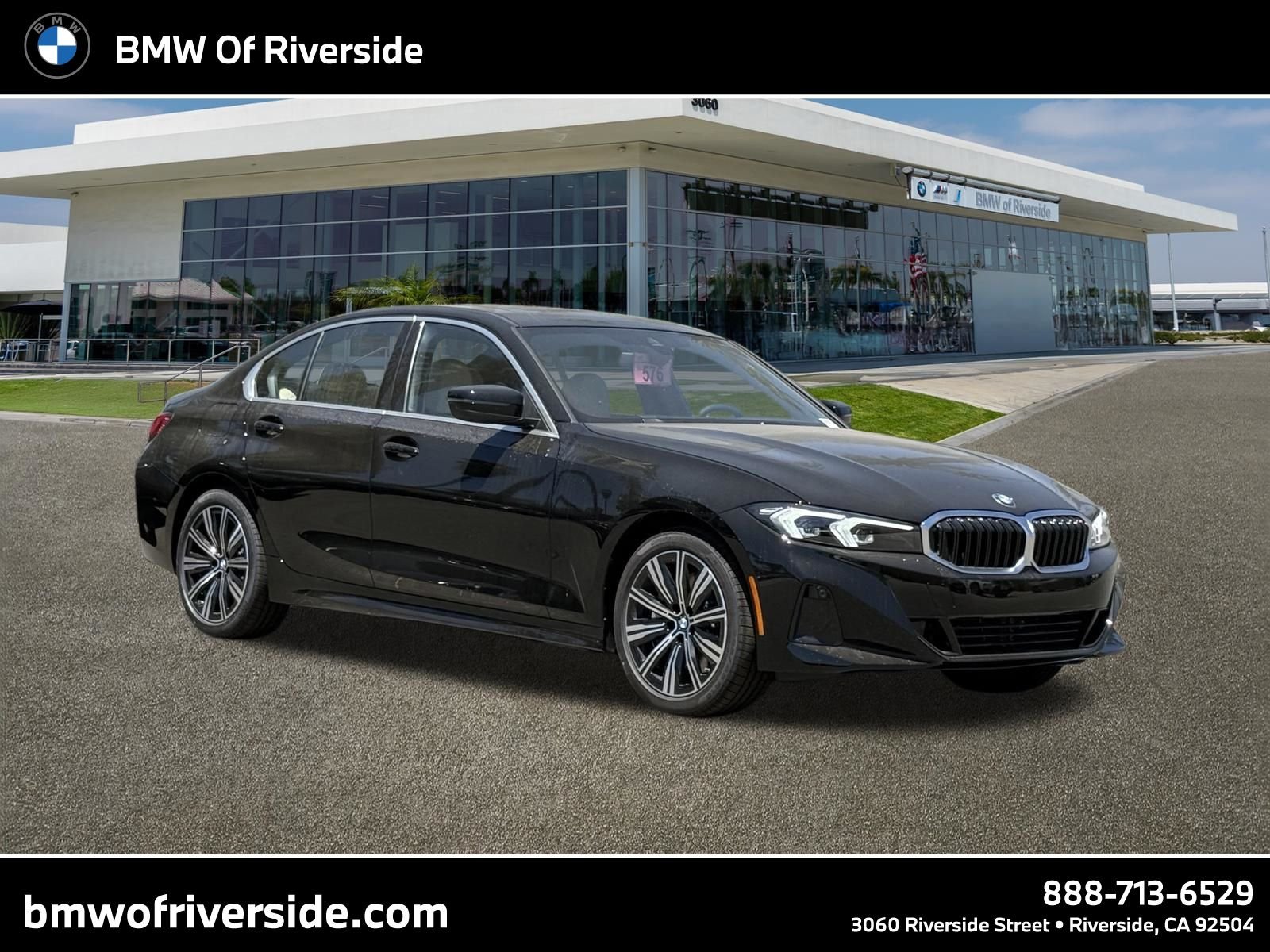 New 2026 Jet Black BMW 330i image 1