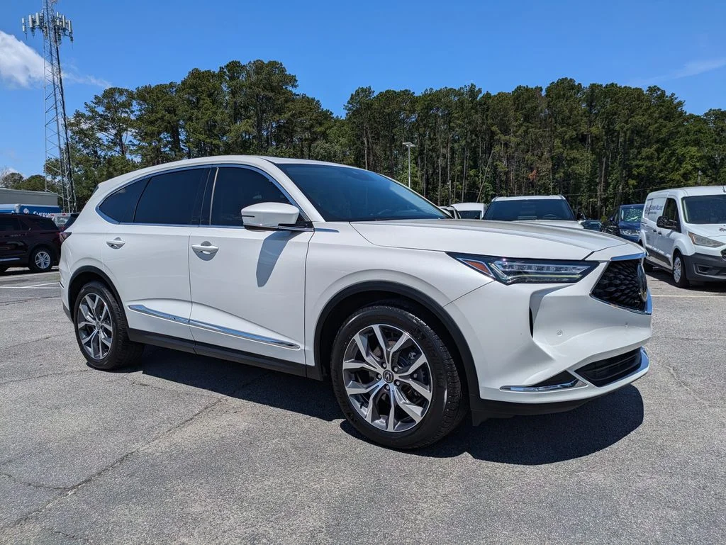Certified Used 2022 Platinum White Pearl Acura Technology image 2