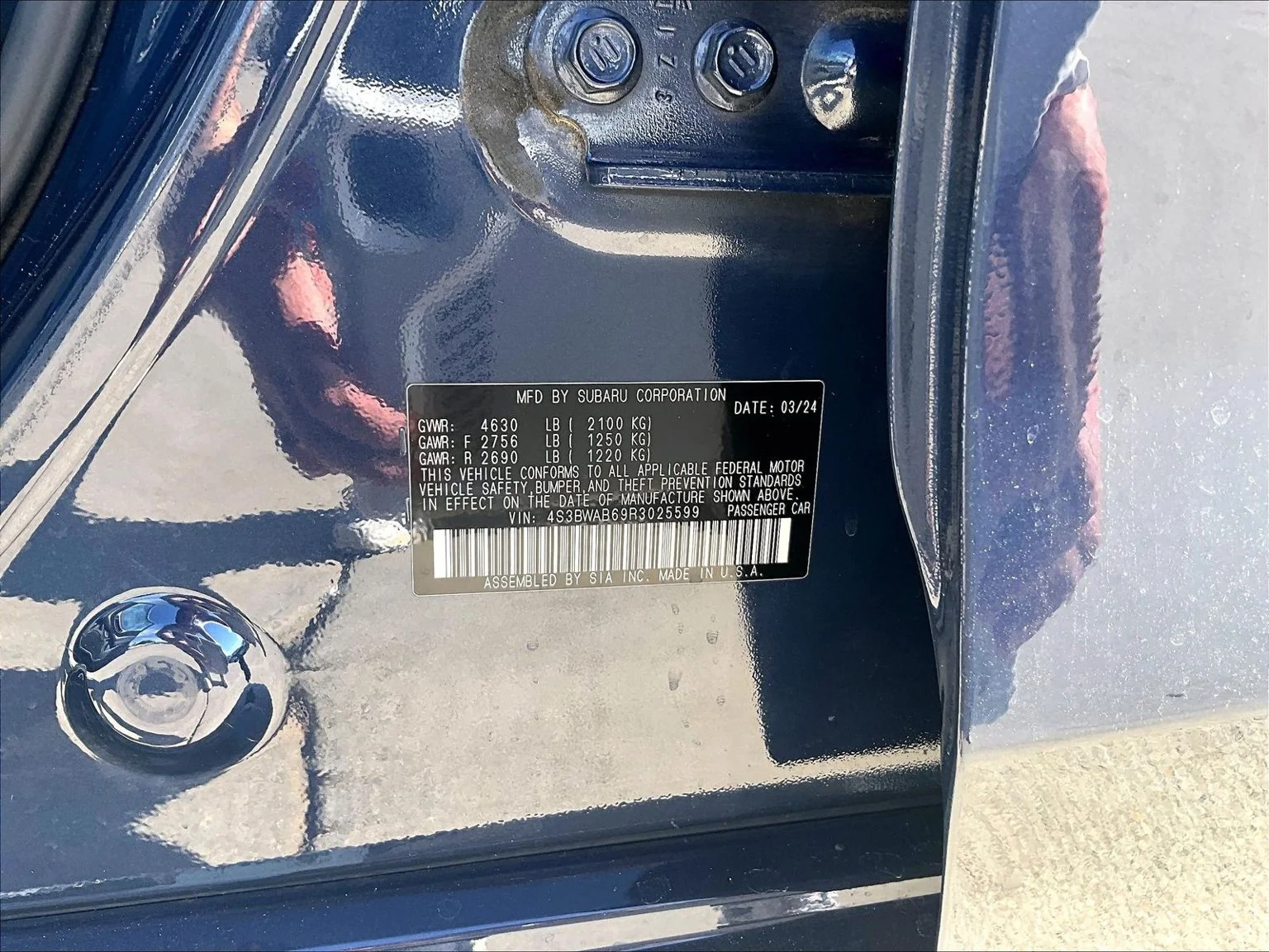 2024 Subaru Legacy Base - Photo 33