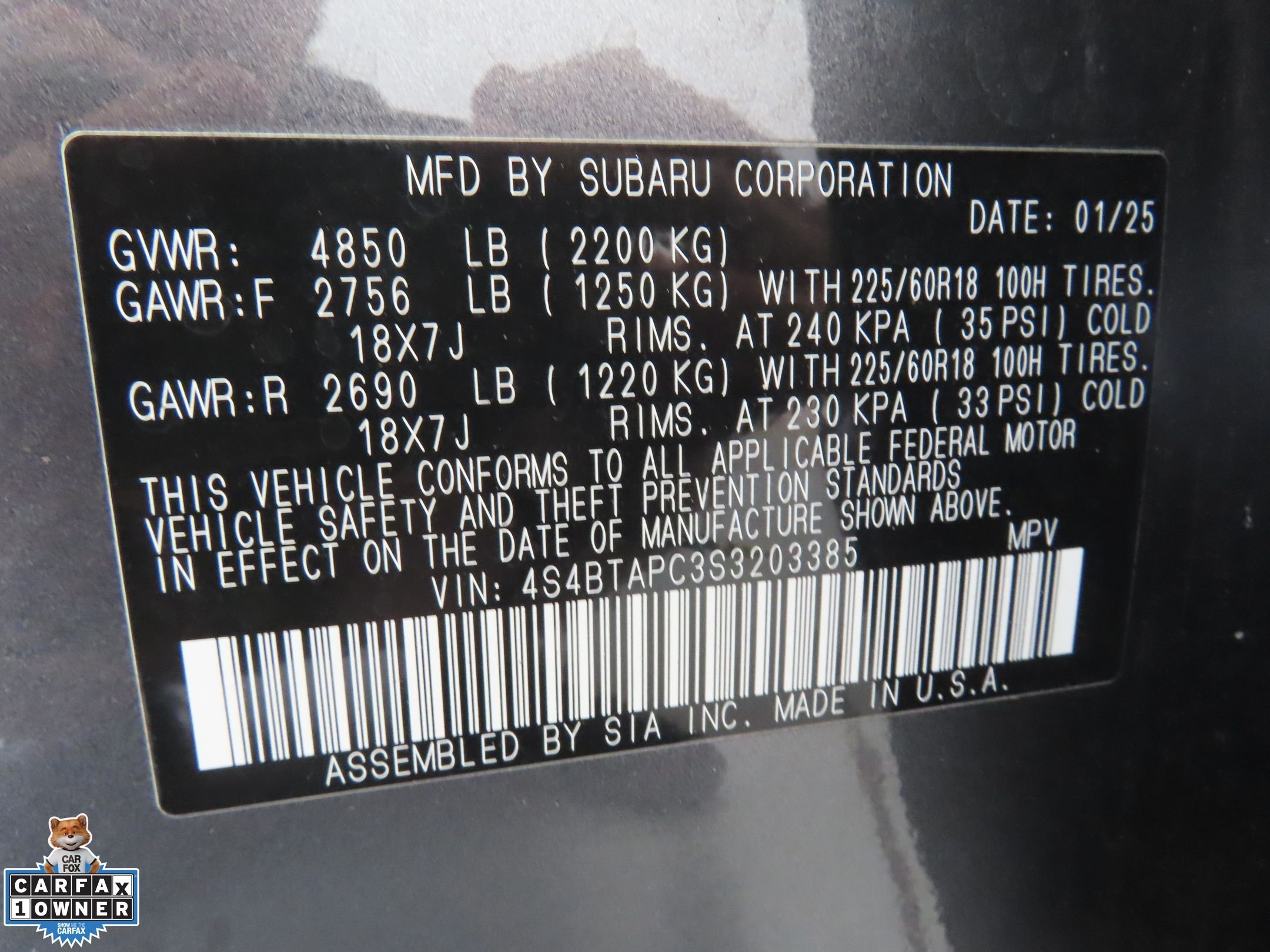 Used 2025 Gray Subaru Touring image 29