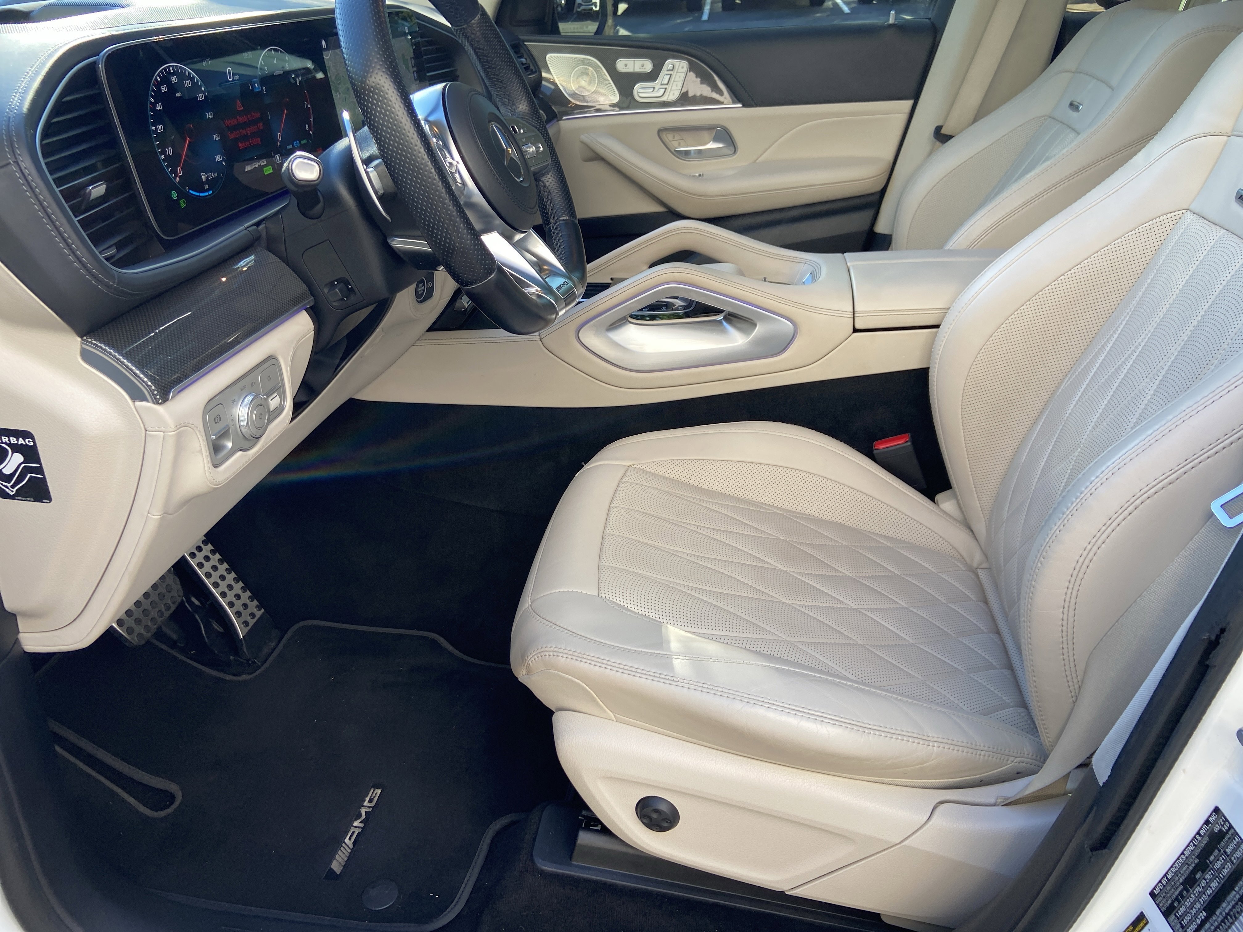 Certified Used 2021 Polar White Mercedes-Benz AMG® GLE 53 4MATIC® SUV image 21
