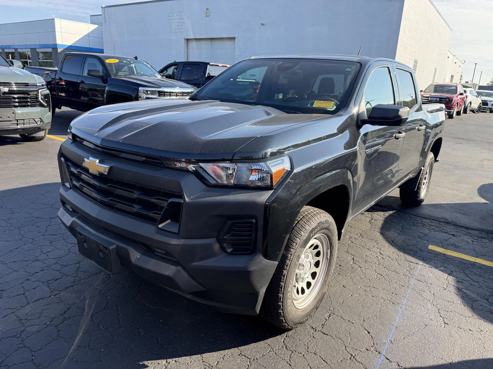 Used 2023 Black Chevrolet 4WD Work Truck image 2