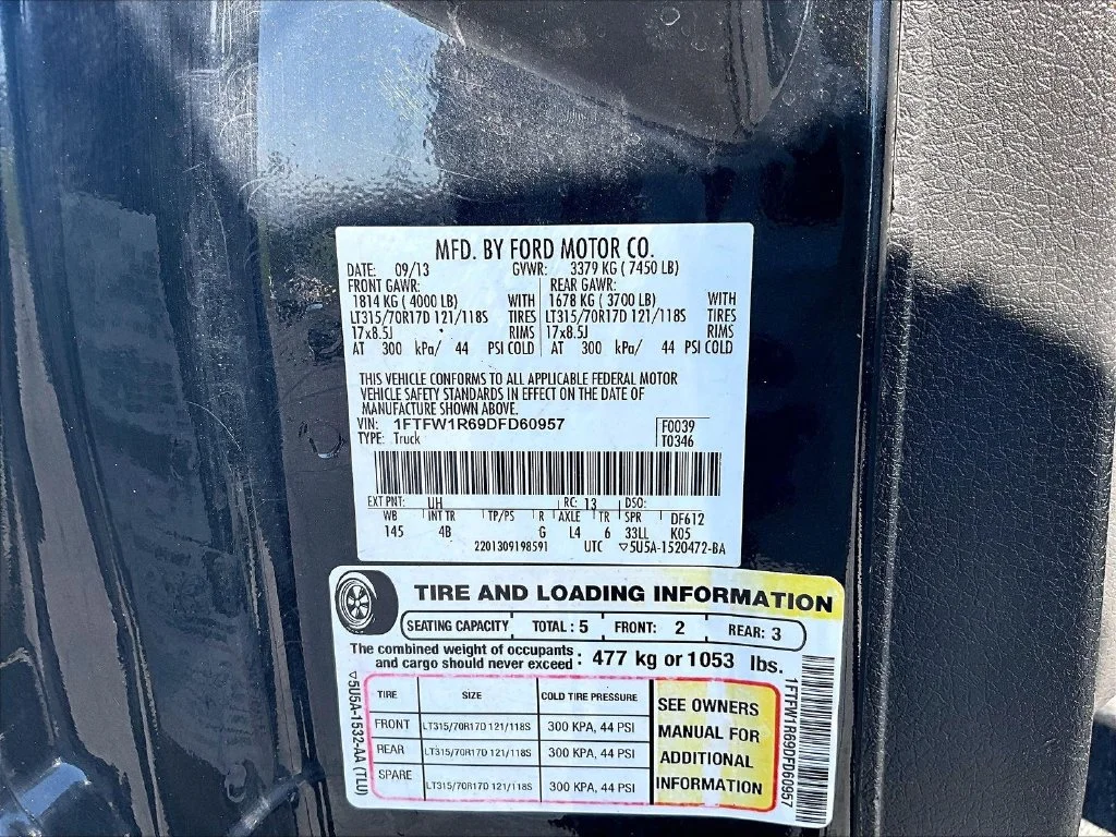 Used 2013 Black Ford SVT Raptor image 30