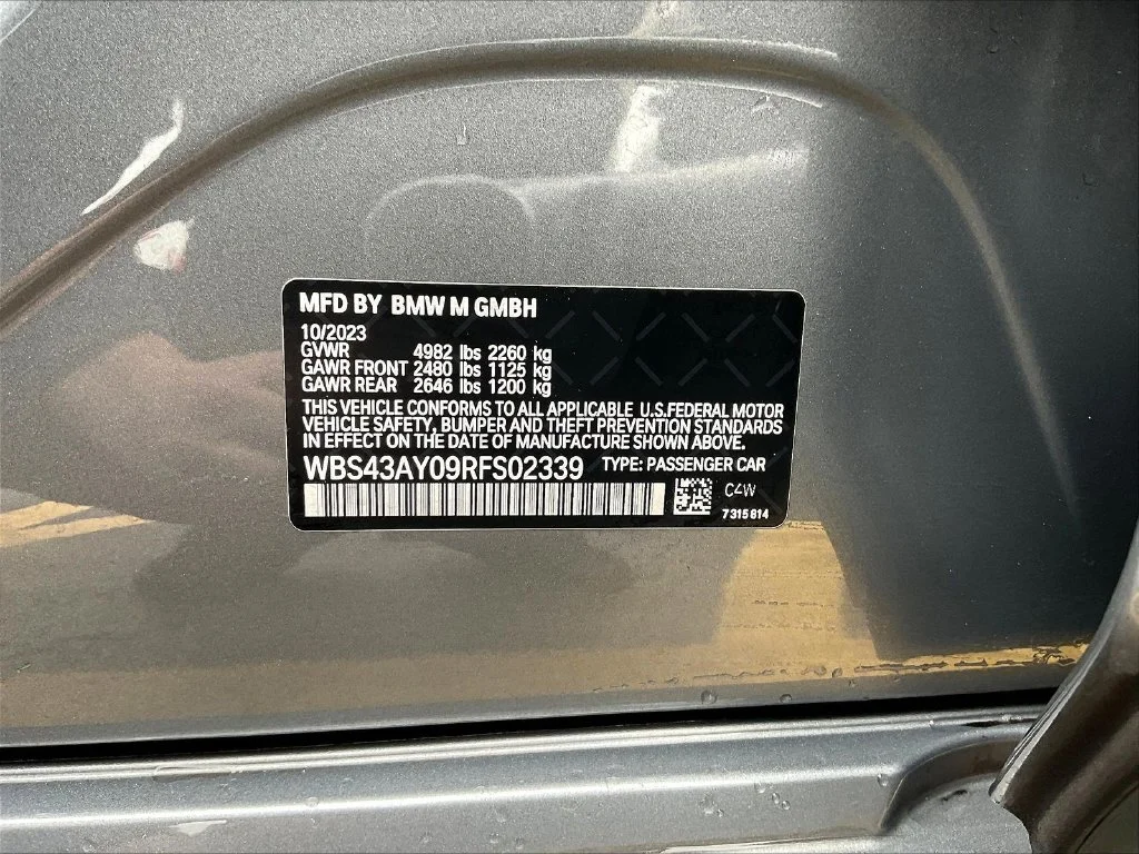 Used 2024 Skyscraper Gray Metallic BMW Competition image 19