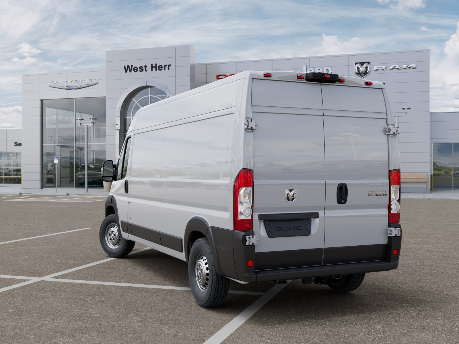 New 2026 Bright White Clear-Coat Exterior Paint RAM Tradesman image 29