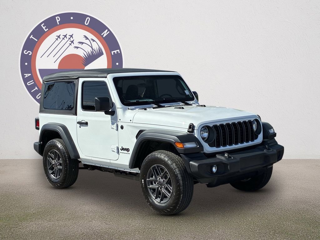 New 2026 Bright White Clear-Coat Exterior Paint Jeep Sport image 2