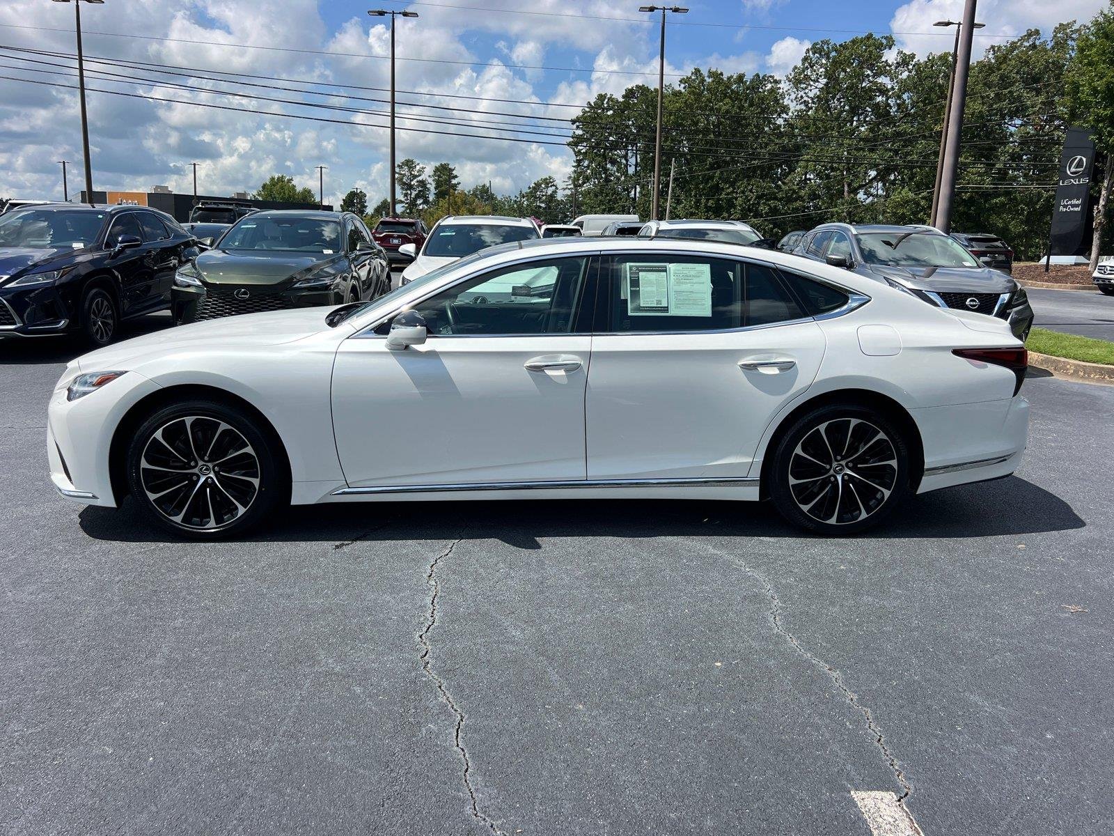 Used 2023 Eminent White Pearl Lexus 500 Luxury image 8