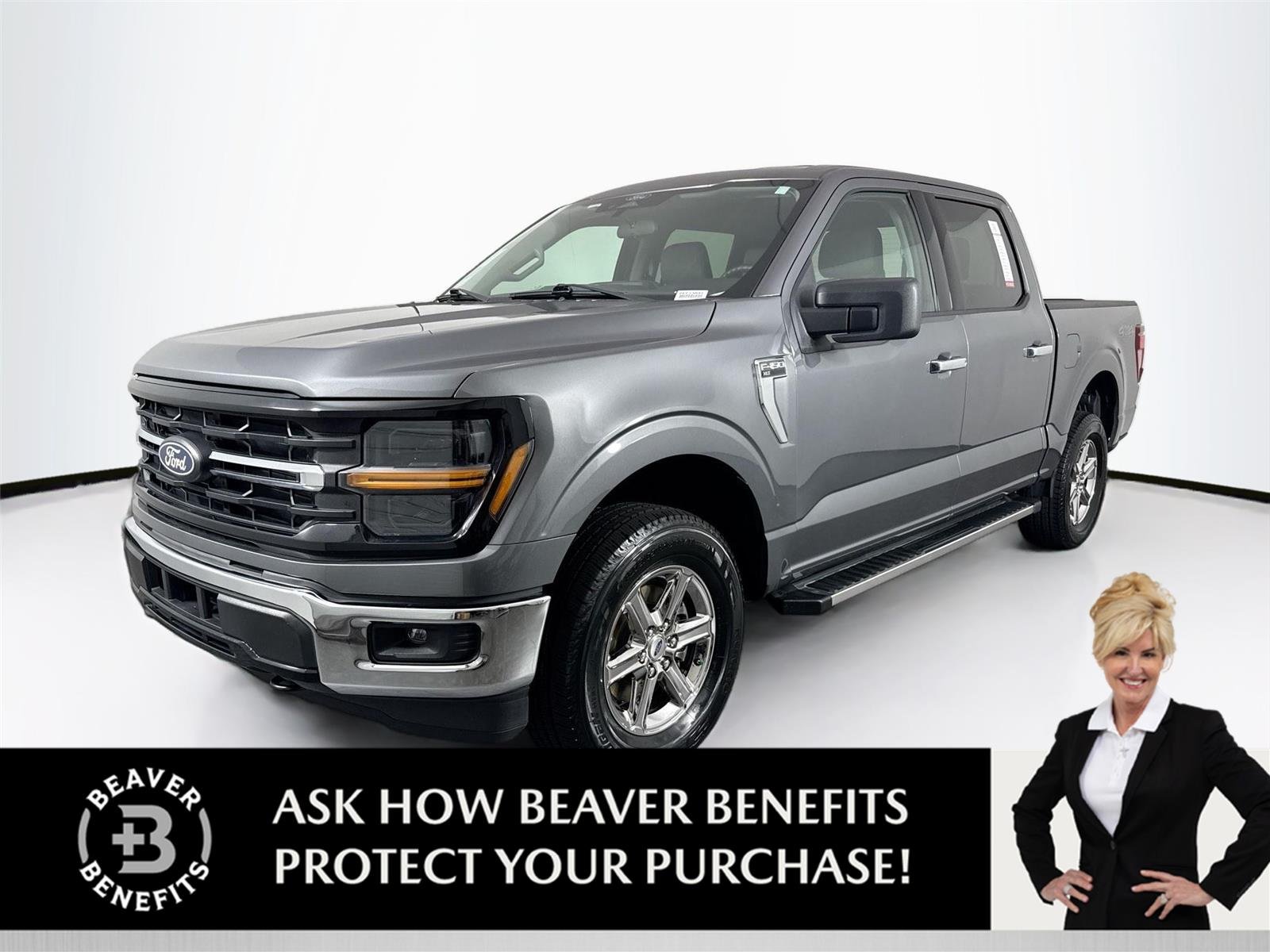 Used 2025 Carbonized Gray Ford XLT image 1