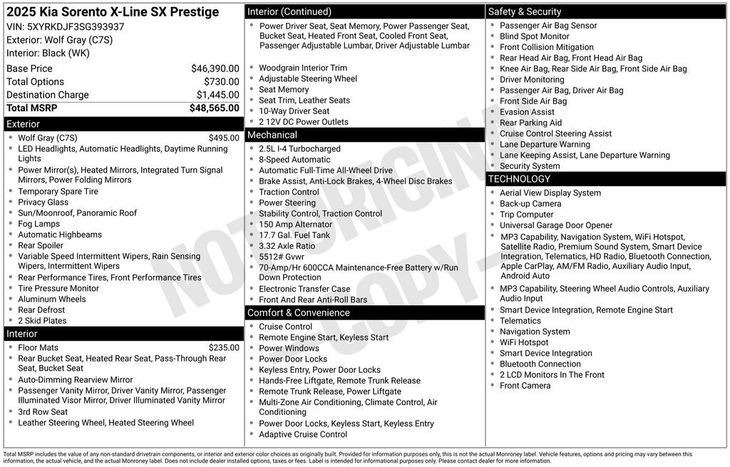 Used 2025 Gray Kia X-Line SX Prestige image 5