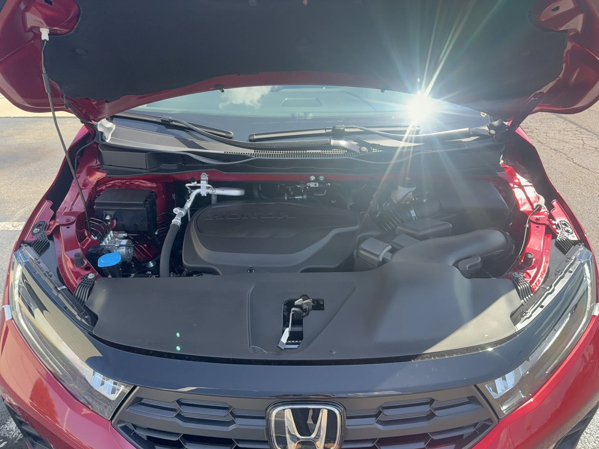 New 2026 Radiant Red Metallic II Honda EX-L image 16