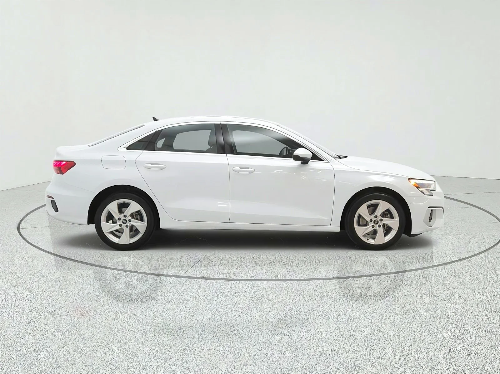 Used 2023 Glacier White Metallic Audi Premium image 4