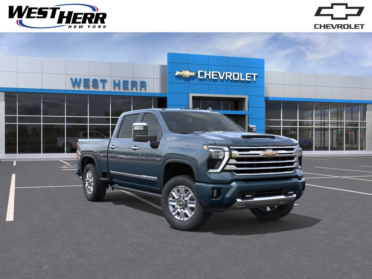 New 2026 Lakeshore Blue Metallic Chevrolet High Country image 1