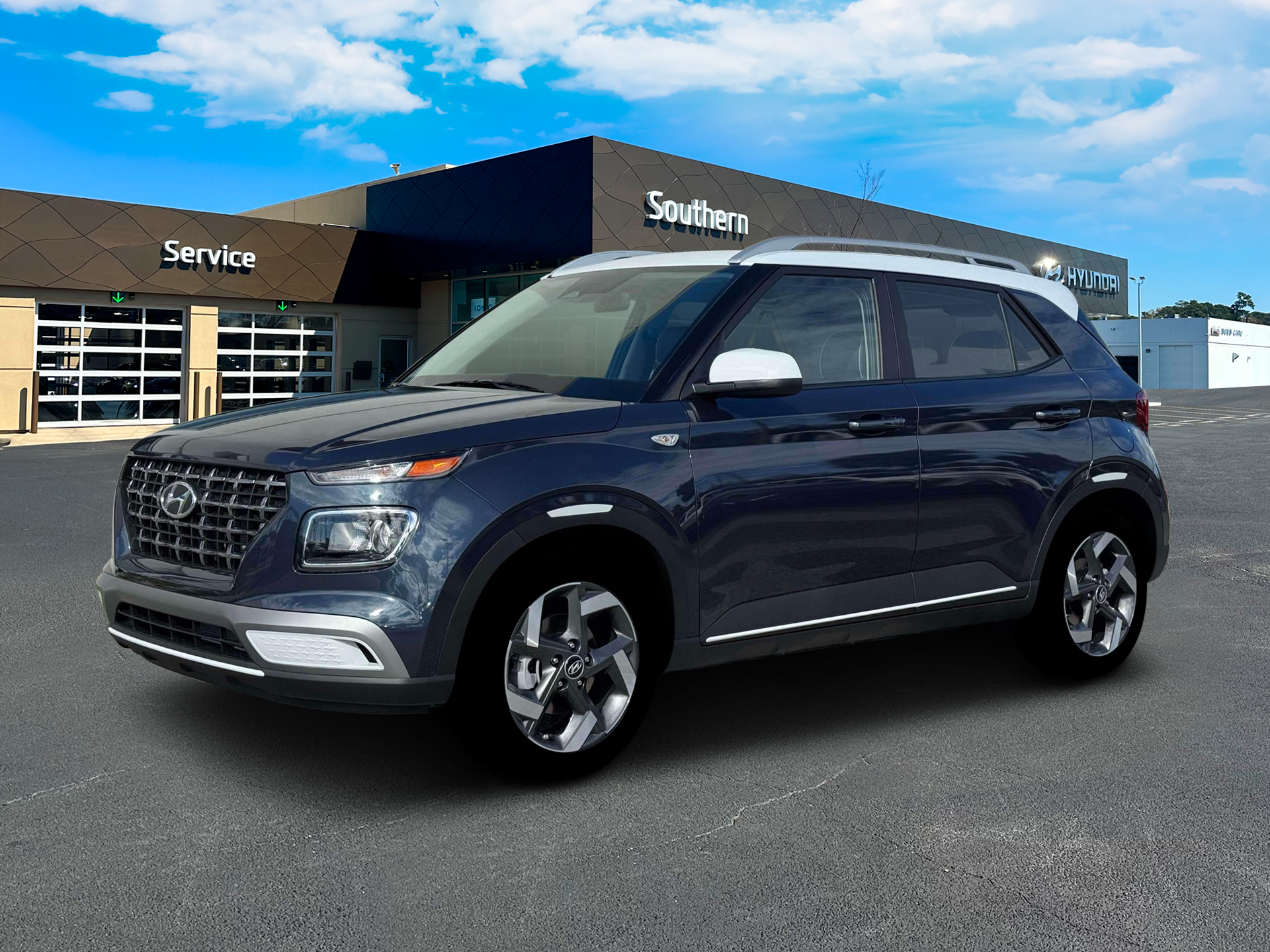 New 2026 White Hyundai SEL w/Two-Tone Roof image 2