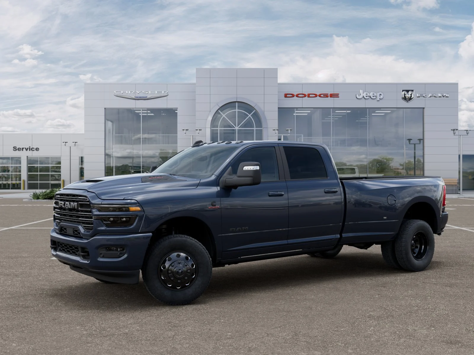 New 2026 Forged Blue Metallic Exterior Paint RAM Laramie image 11