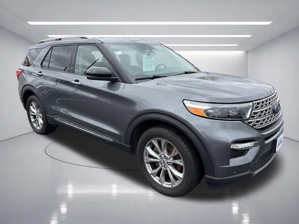 Used 2022 Carbonized Gray Metallic Ford Limited image 8