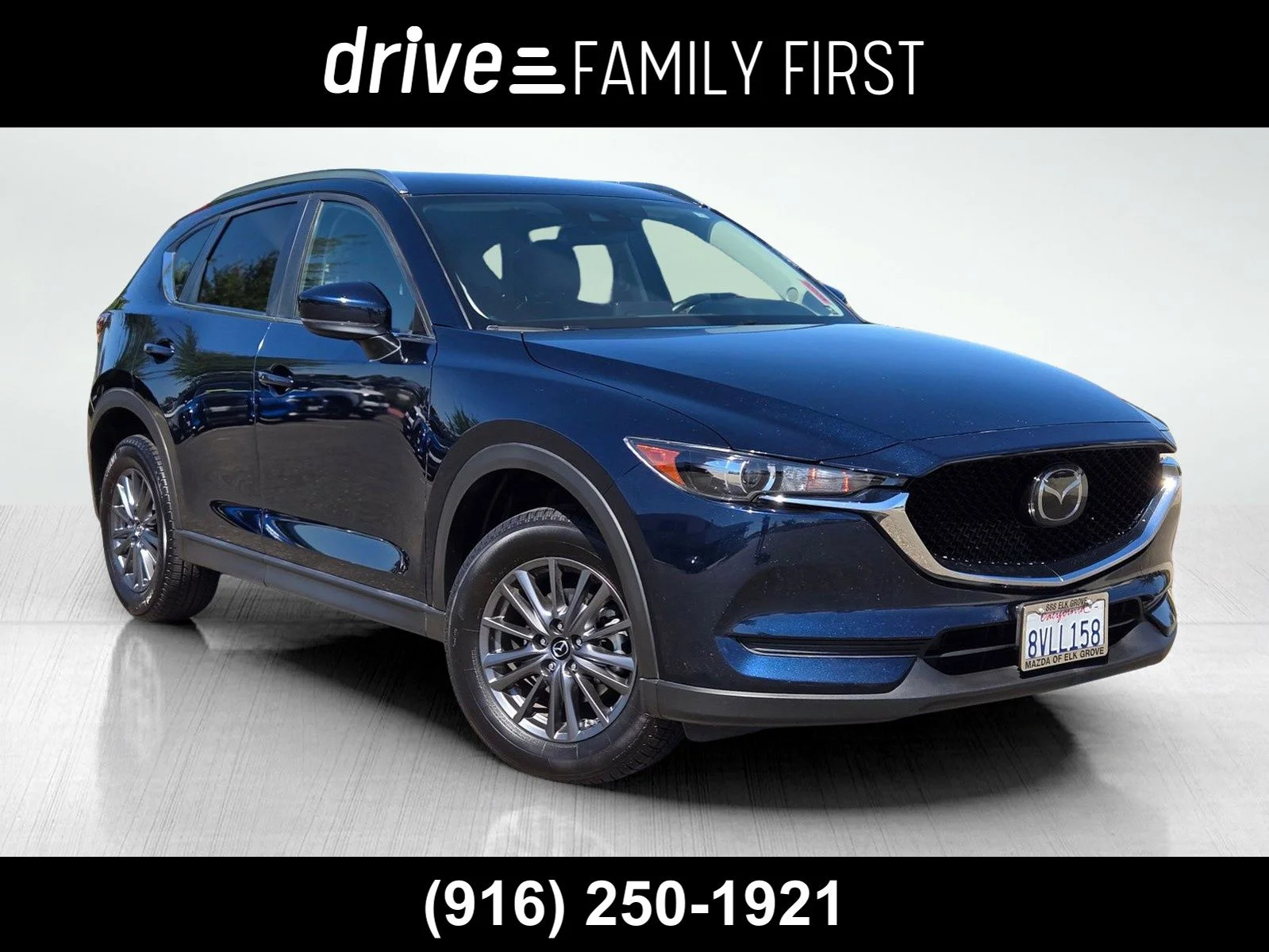 Used 2020 Crystal Blue Mazda Touring image 1